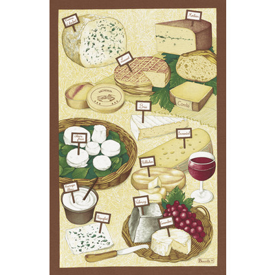 Dishtowel The French Cheese 19.5 * 31.20 inches