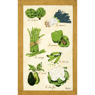 Dishtowel The Green Vegetables  19.5 * 31.20 inches