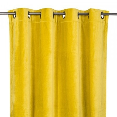 Velvet curtains DEHLI absinthe 53*117 inches