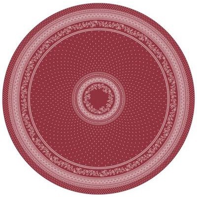 BURGUNDY ROUND TABLECLOTH 90 INCHES