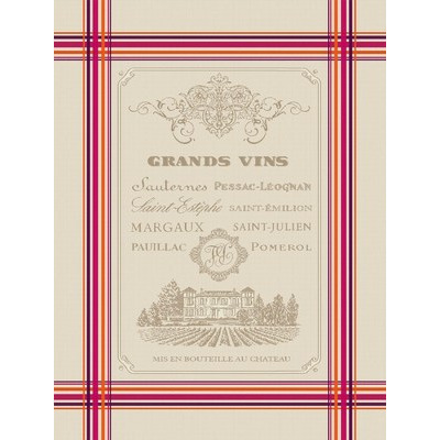 Torchon Grands Vins  50*70 cm